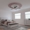 Ekena Millwork 94 1/2-in. OD x 86 5/8-in. ID x 4-in. W x 1 1/4-in. P Hillsborough Ceiling Ring Kit CRK95HI - alternate 2